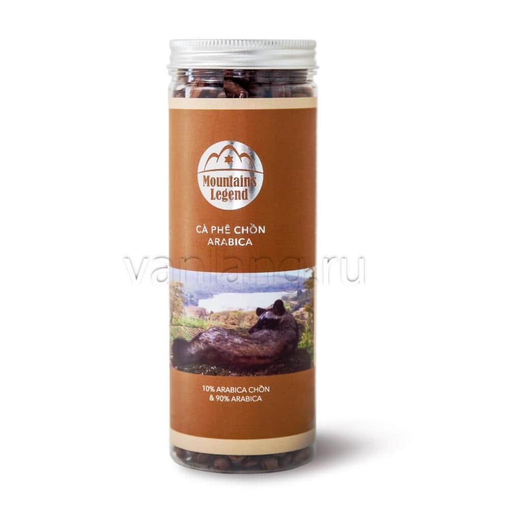 MOUNTAIN'S LEGEND - Лювак Арабика Мока, 150 г в банке_5