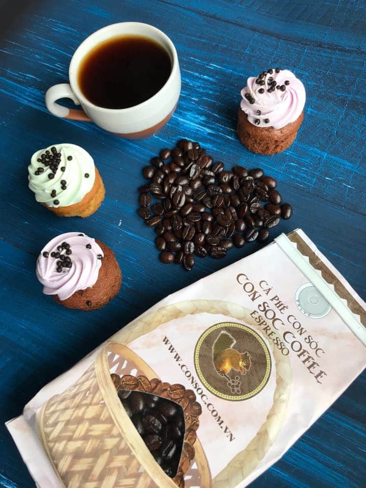 Белочка для девочек: вьетнамский кофе в зернах Con Soc Espresso 