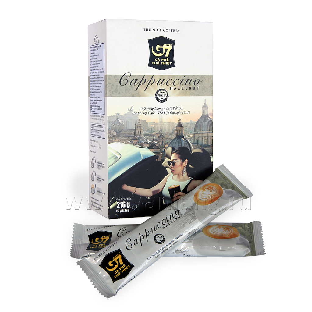 Trung Nguyen - Legend - Cappuccino Hazelnut 12 пак.