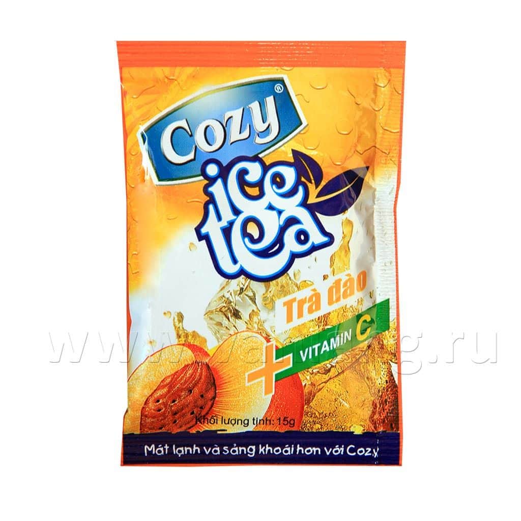 Cozy - Чайный напиток холодный - Персик 18 пак.