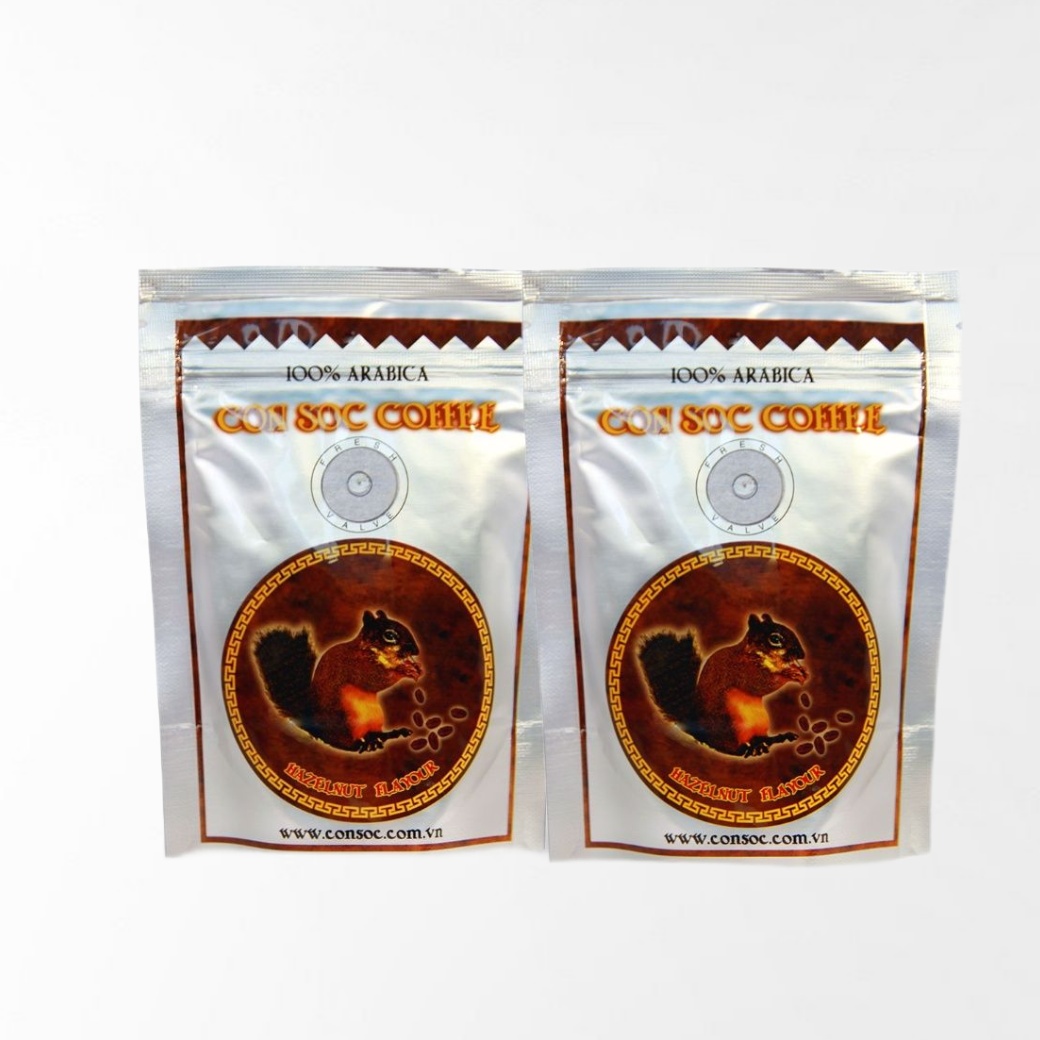 Кофе молотый Con Soc Белочка Hazelnut Flavour Brown - набор