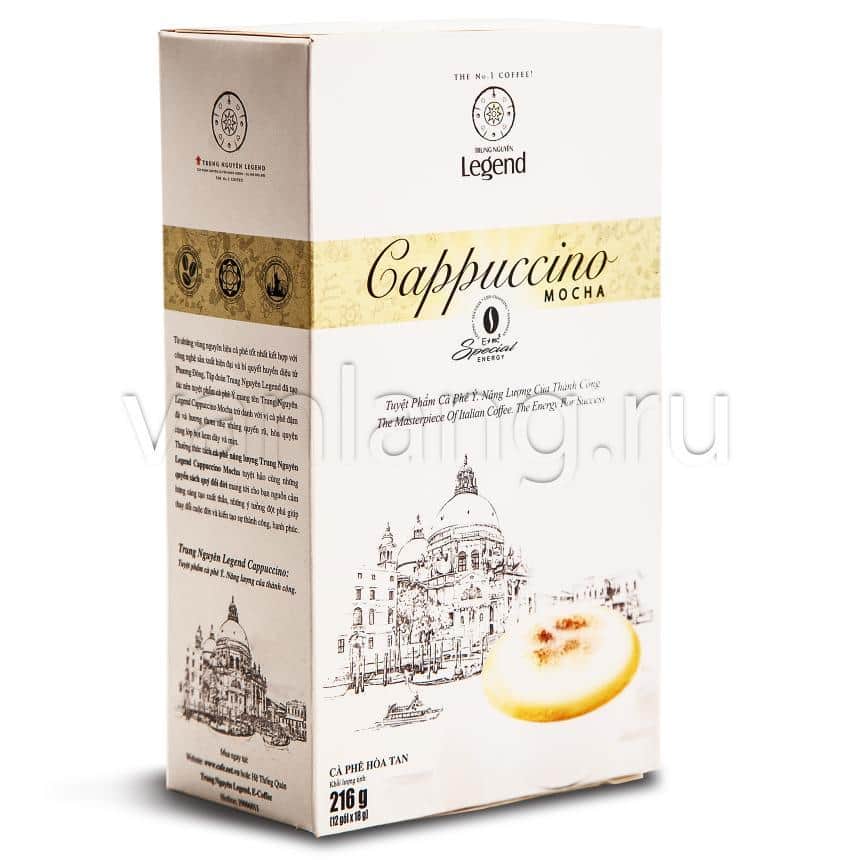 Trung Nguyen - Legend - Cappuccino Mocha 12 пак.