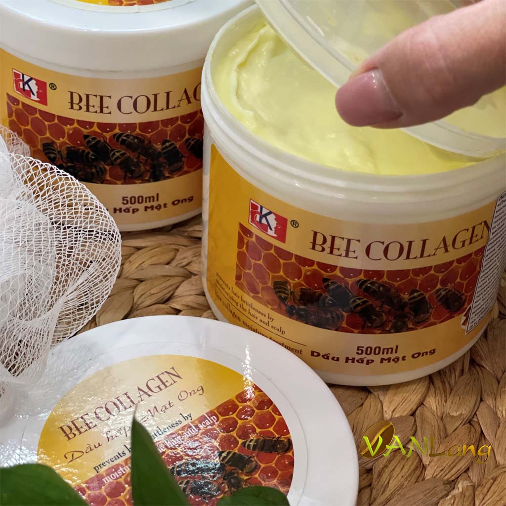 LK - Маска для волос - Пчелиный коллаген, 500 мл (BEE COLLAGEN)_2