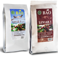 Кофе в зернах BAO - Luvak I (Лювак), 2 шт по 500 г, набор