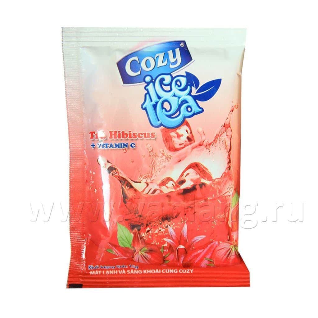 Cozy - Чайный напиток холодный - Гибискус 18 пак.