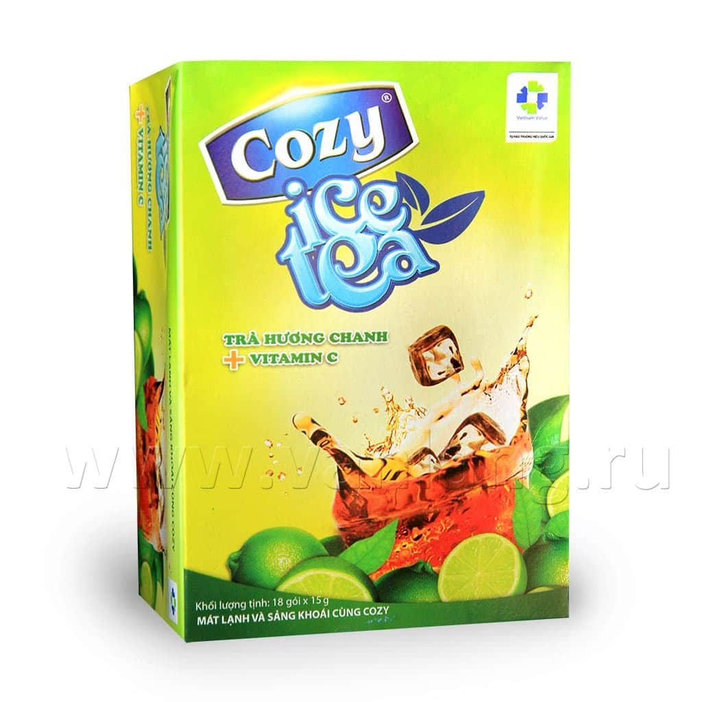 Cozy - Чайный напиток холодный - Лайм 18 пак._3