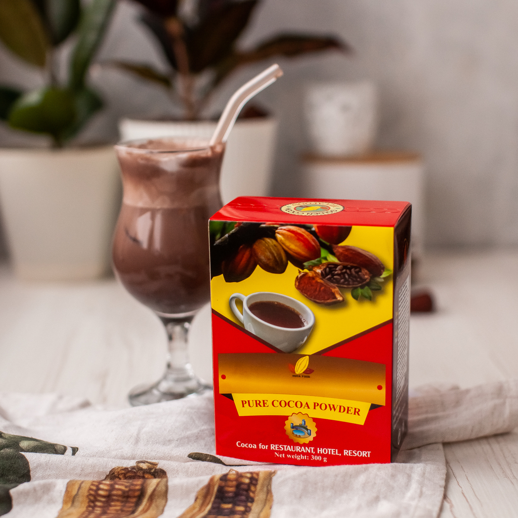 HUCAFOOD - Какао-порошок (Pure cocoa) коробка 300г