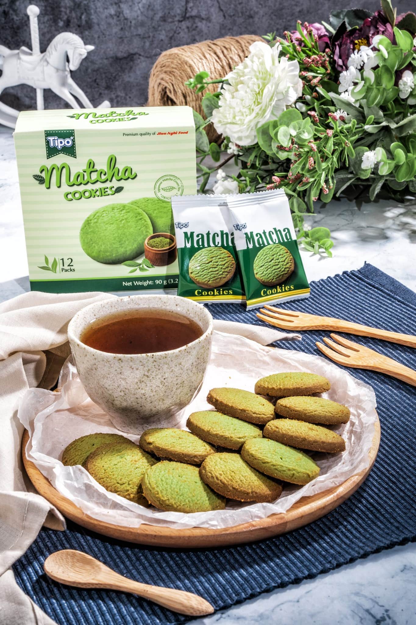 Tipo COOKIES - Печенье с Матча 180г_3