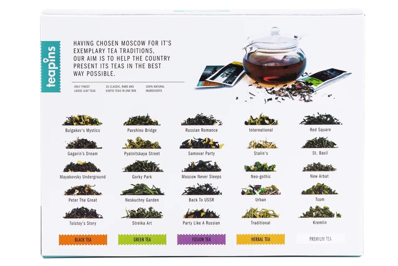 Sense of Asia - Moscow Teapins, 25 чаев 125г_2