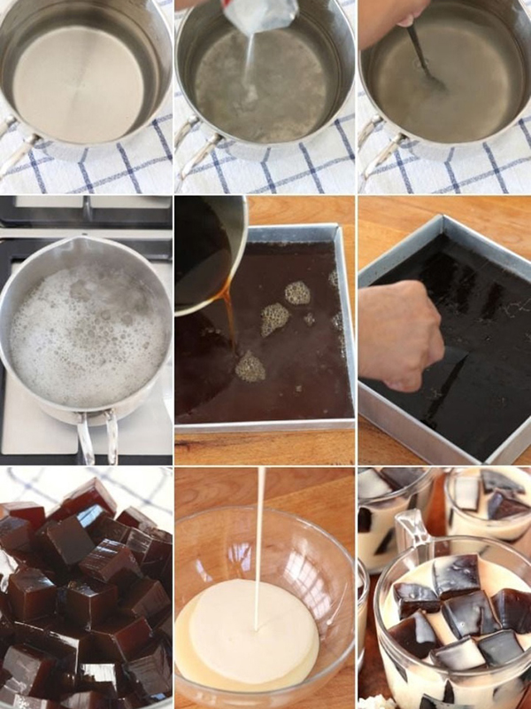 кофейное желе